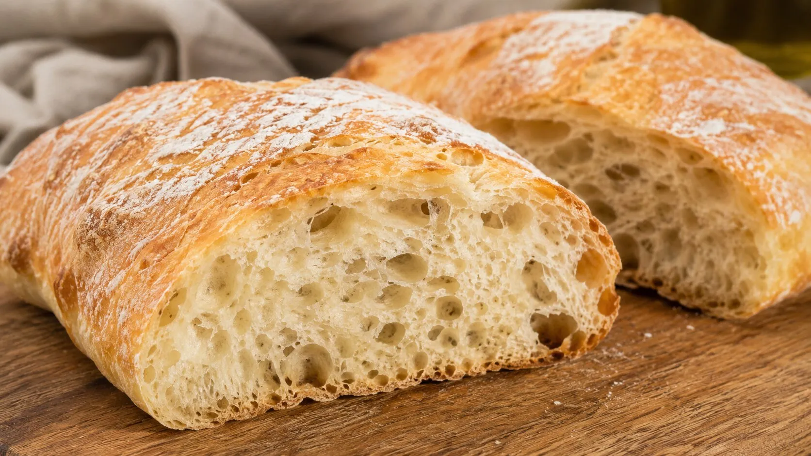 No-Knead Rustic Italian Ciabatta No-Knead Rustic Italian Ciabatta