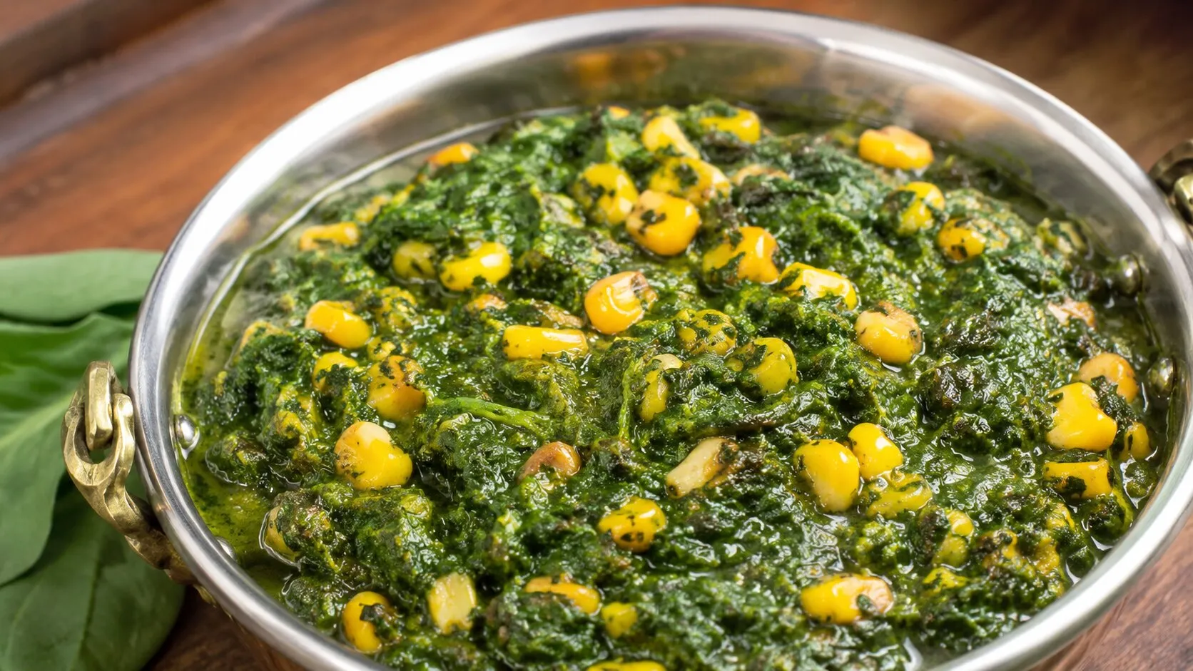 Nutritious & Delicious Corn Palak Sabji Nutritious & Delicious Corn Palak Sabji