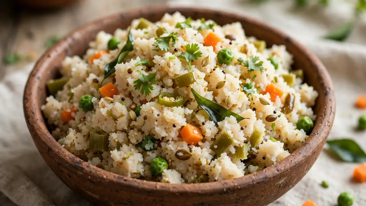 Nutritious Kodo Millet Vegetable Upma Nutritious Kodo Millet Vegetable Upma