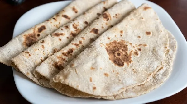 One Ingredient Whole-Wheat Roti