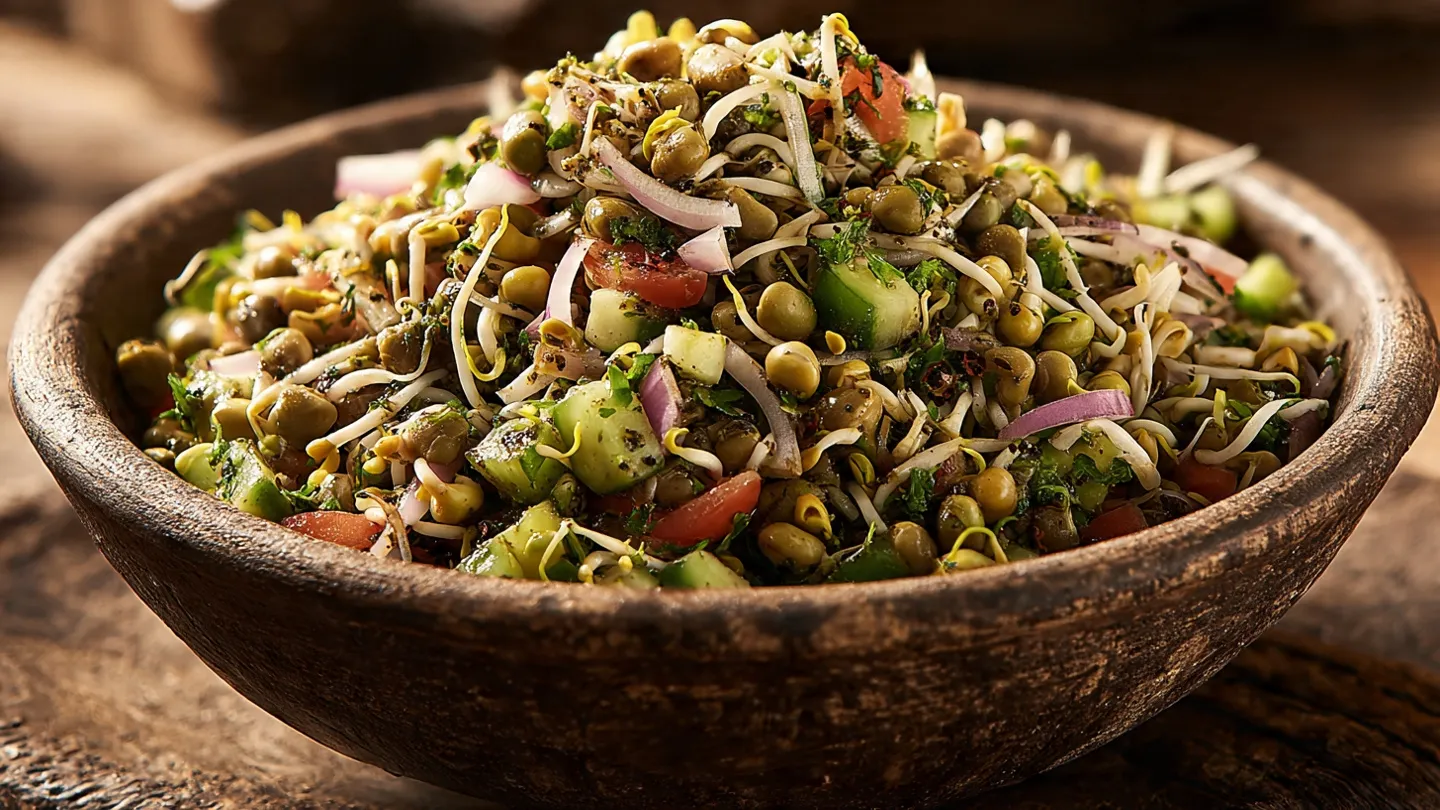 Protein-Rich Sprouted Salad