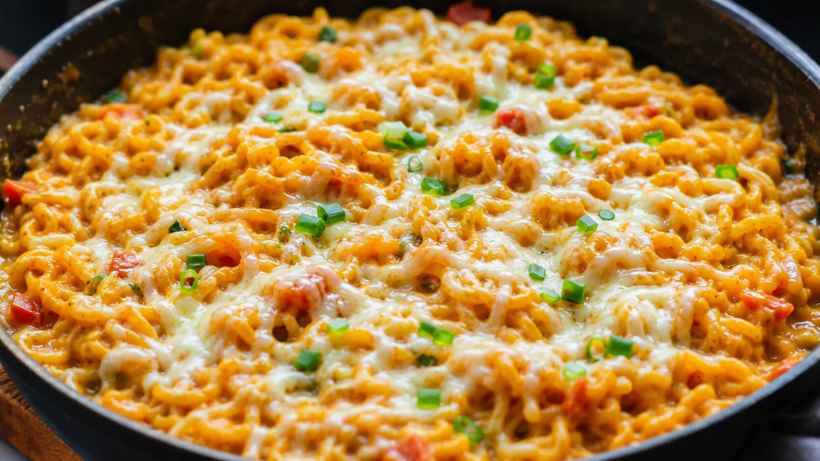 Quick & Creamy Microwave Cheese Maggi