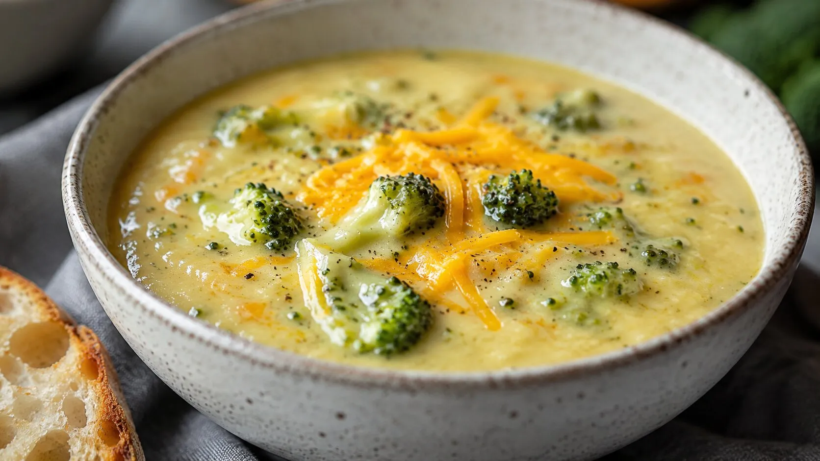 Quick & Easy Broccoli Cheese Soup