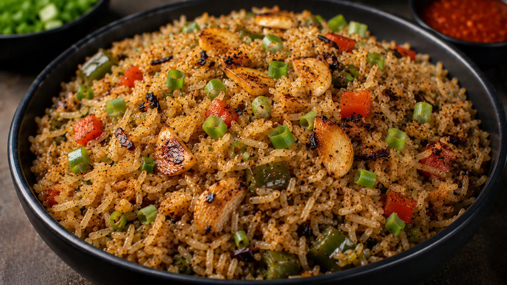 Quick & Easy Burnt Garlic Fried Rice