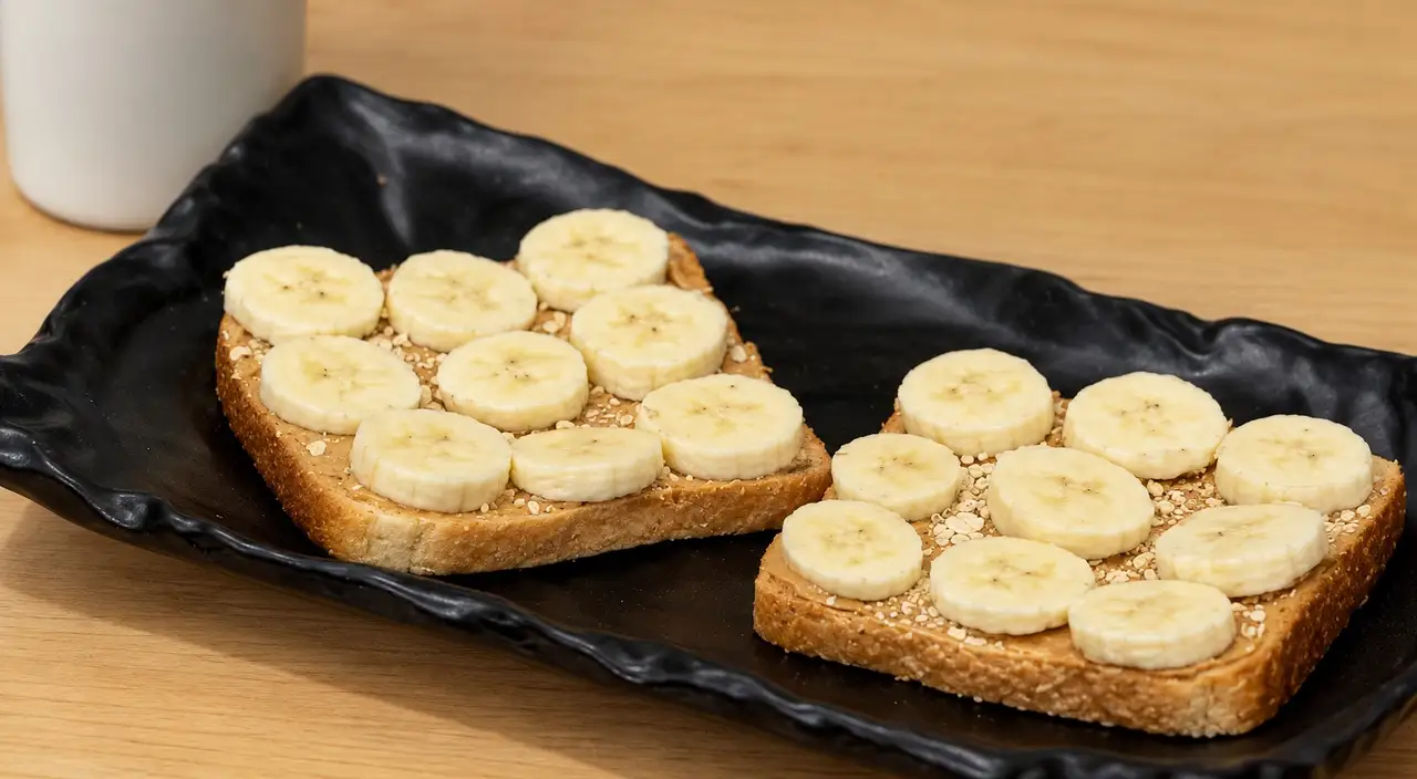 Quick & Healthy Peanut Butter Banana Toast
