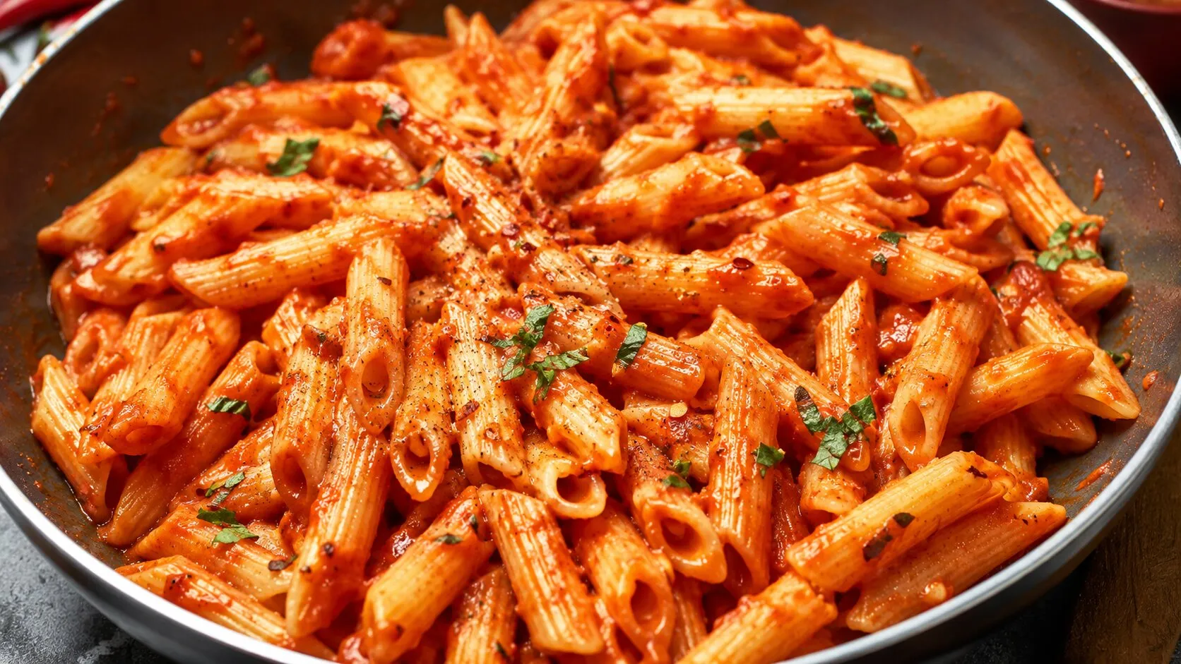 Quick & Spicy Penne Arrabbiata