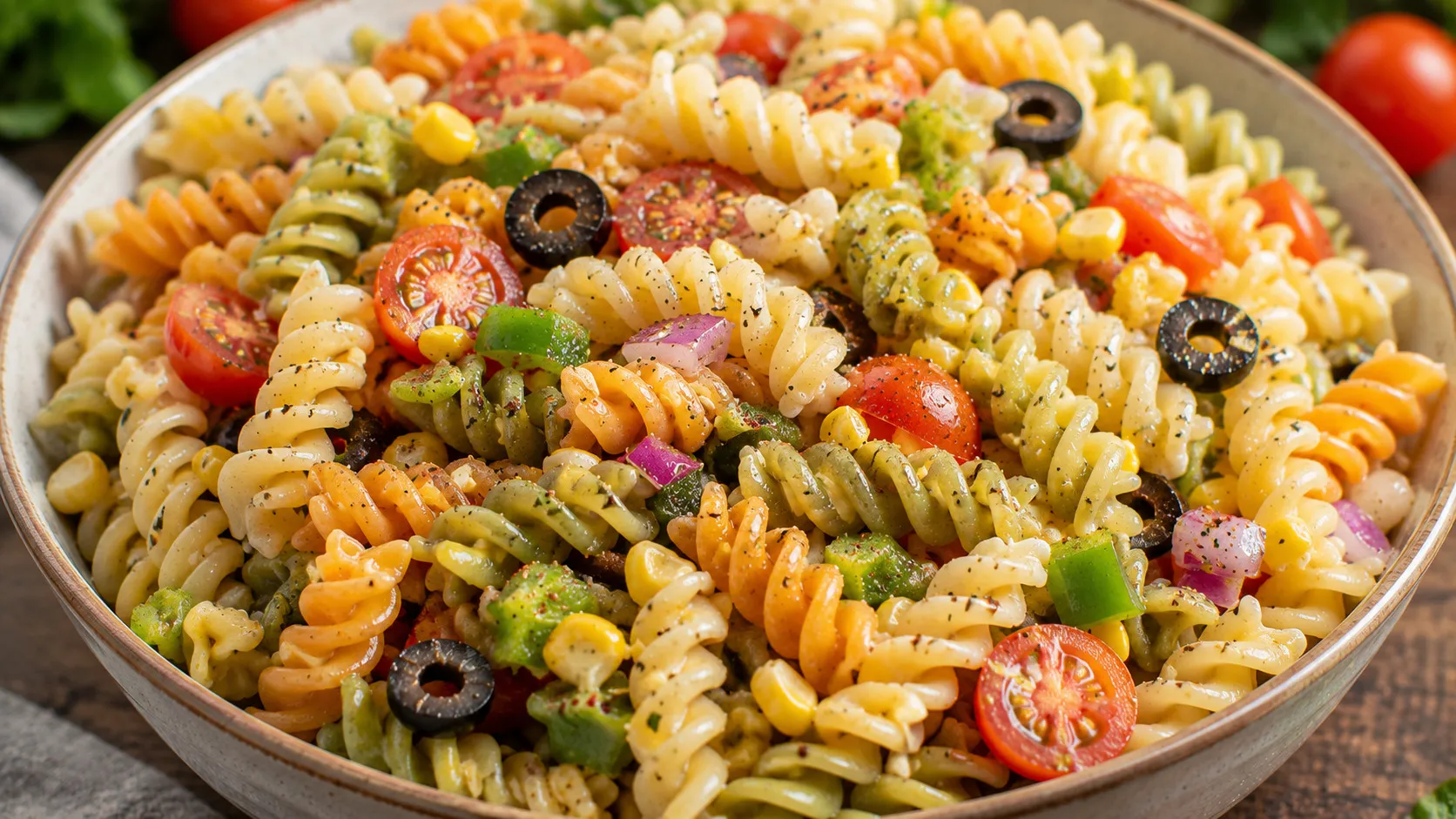 Quick & Zesty Rotini Pasta Salad