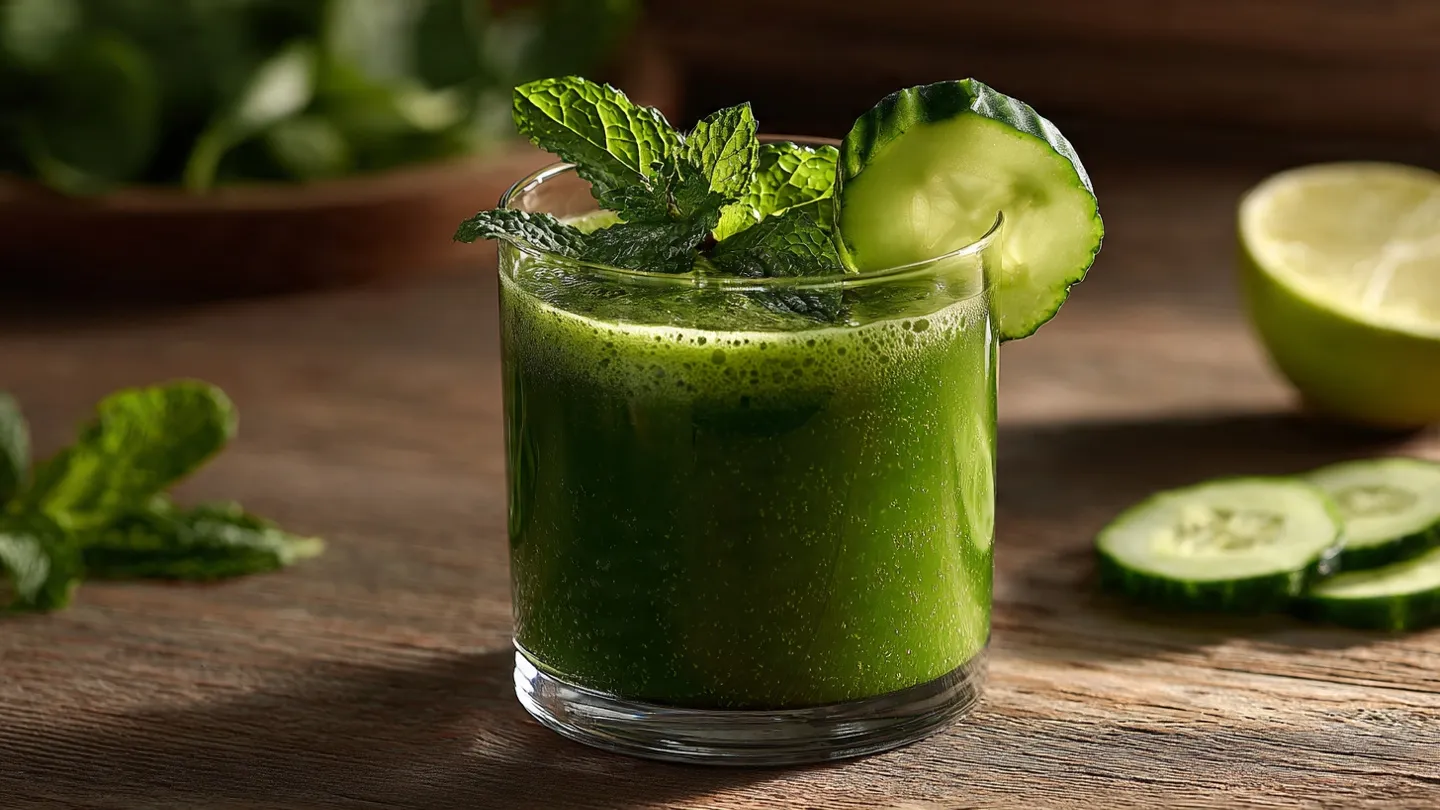 Refreshing Detox Green Apple Juice Refreshing Detox Green Apple Juice