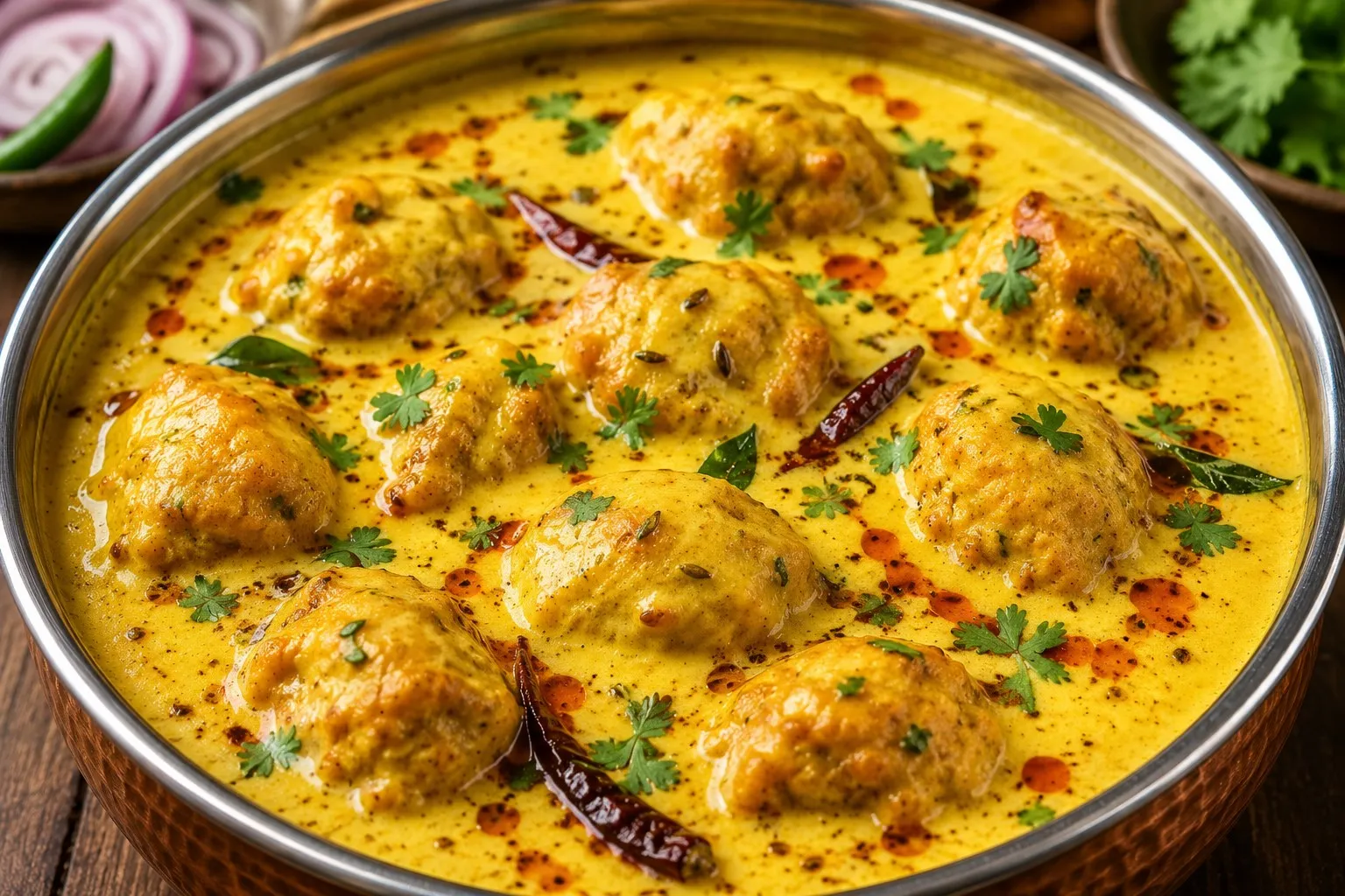 Restaurant Style Punjabi Kadhi Pakora