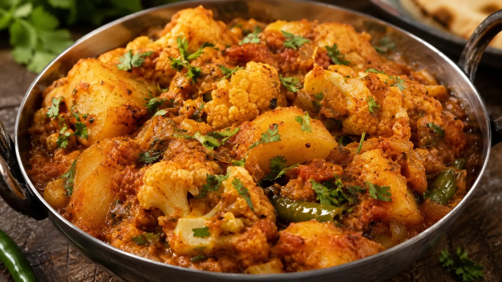 Rustic Dhaba Aloo Gobi Curry