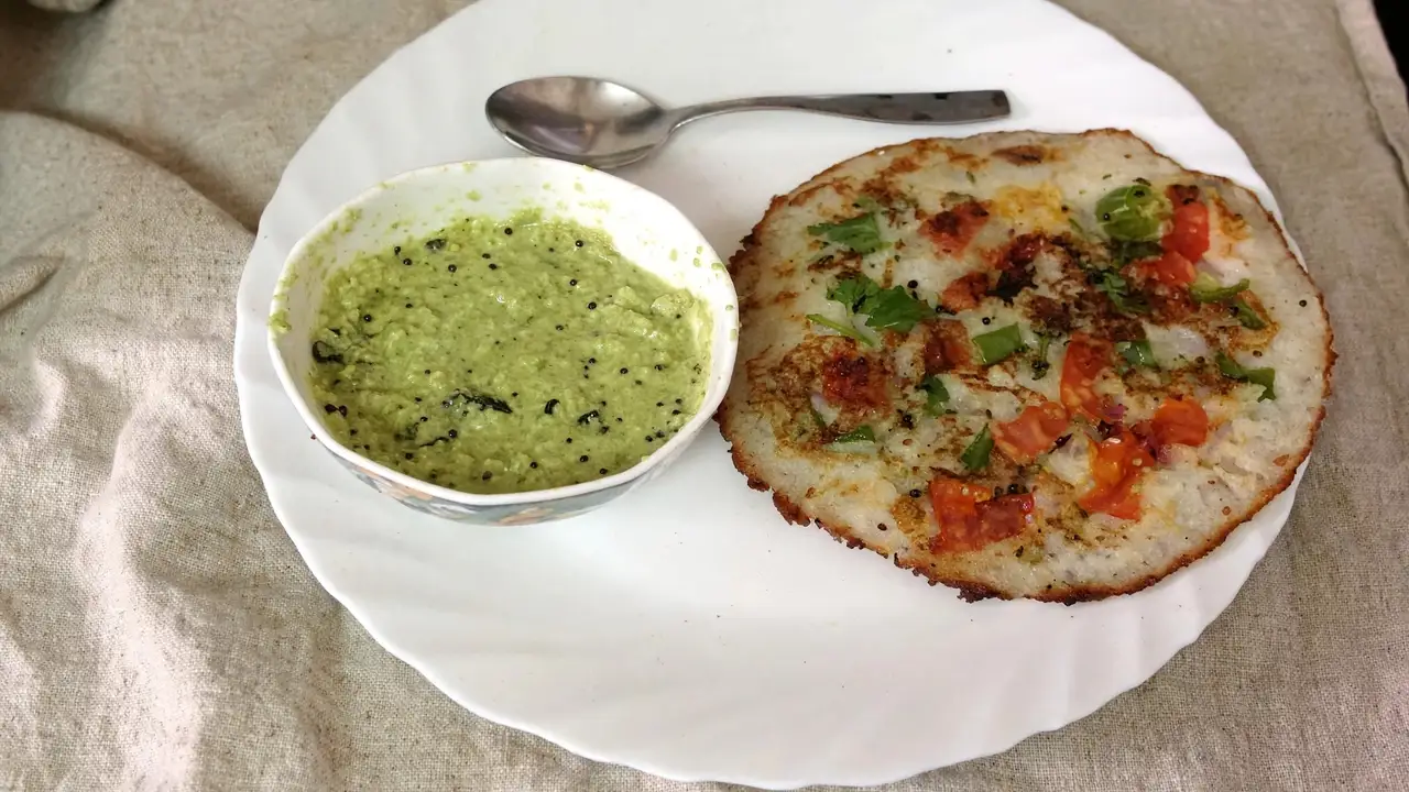 Savory Vegetable Uttapam Delight Savory Vegetable Uttapam Delight