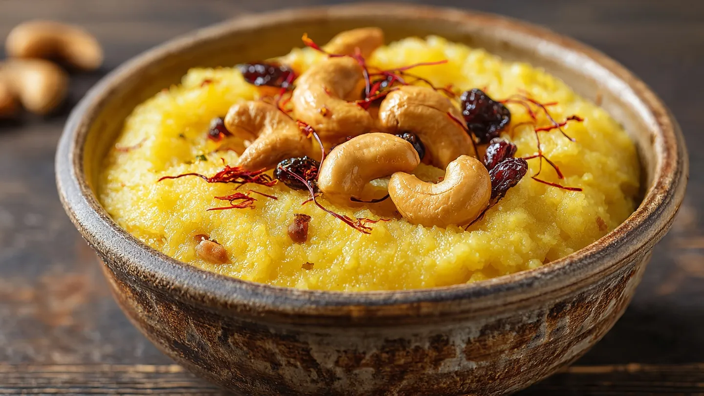 Simple and Creamy Suji Ka Halwa