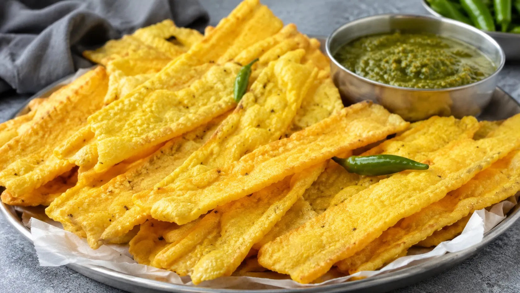 Simple & Crispy Homemade Fafda Simple & Crispy Homemade Fafda