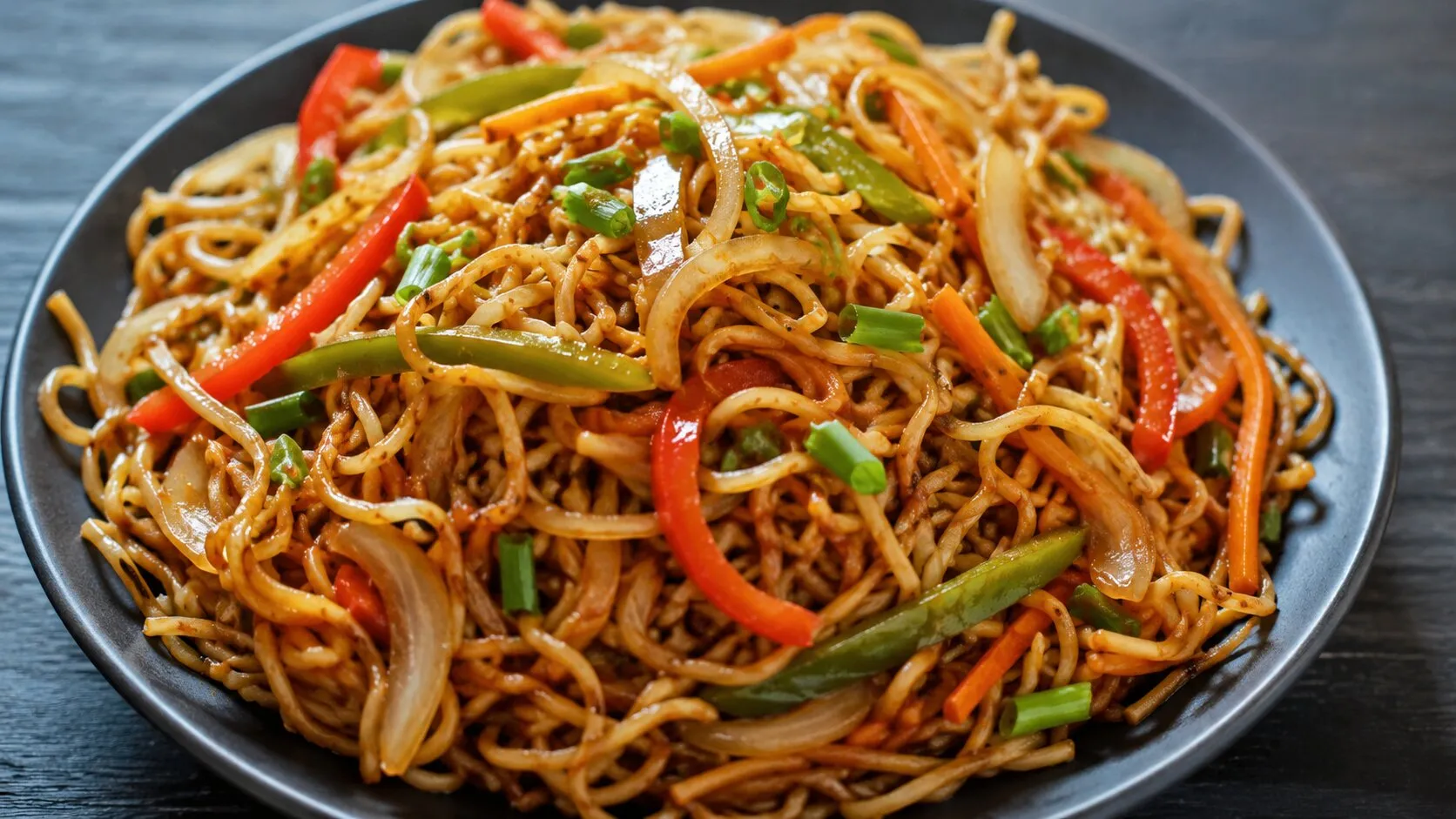 Simple Vegan Vegetable Stir-Fry Noodles