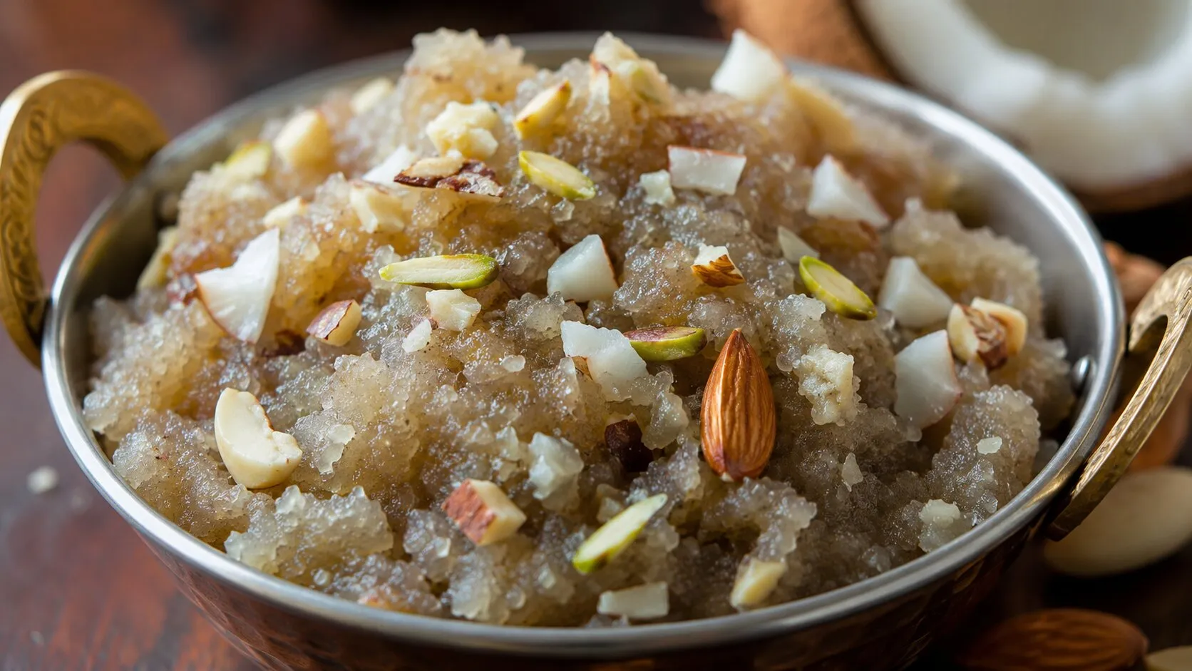 Singhara Coconut Halwa Singhara Coconut Halwa