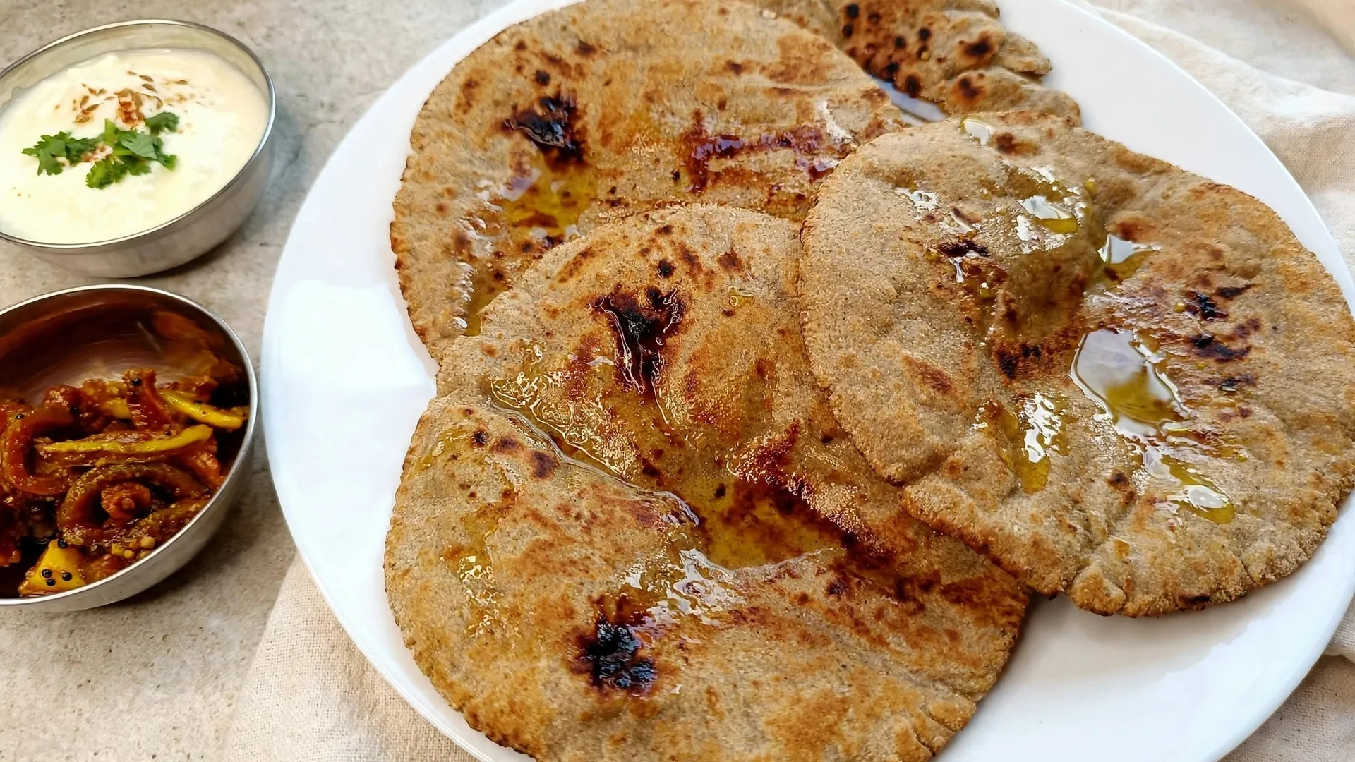 Soft and Fluffy Pearl Millet Flatbread