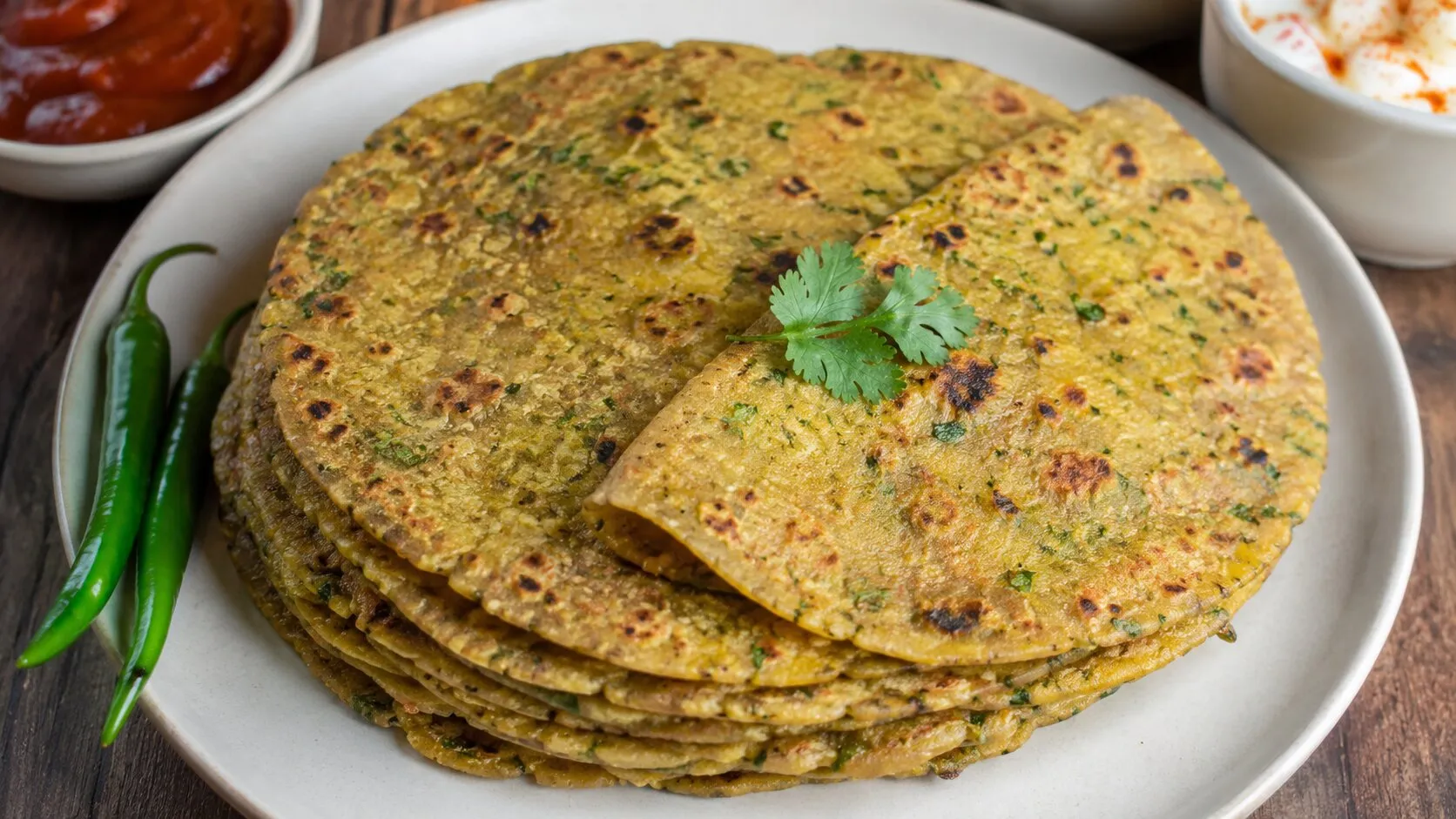 Soft & Nutritious Rajgira Thepla