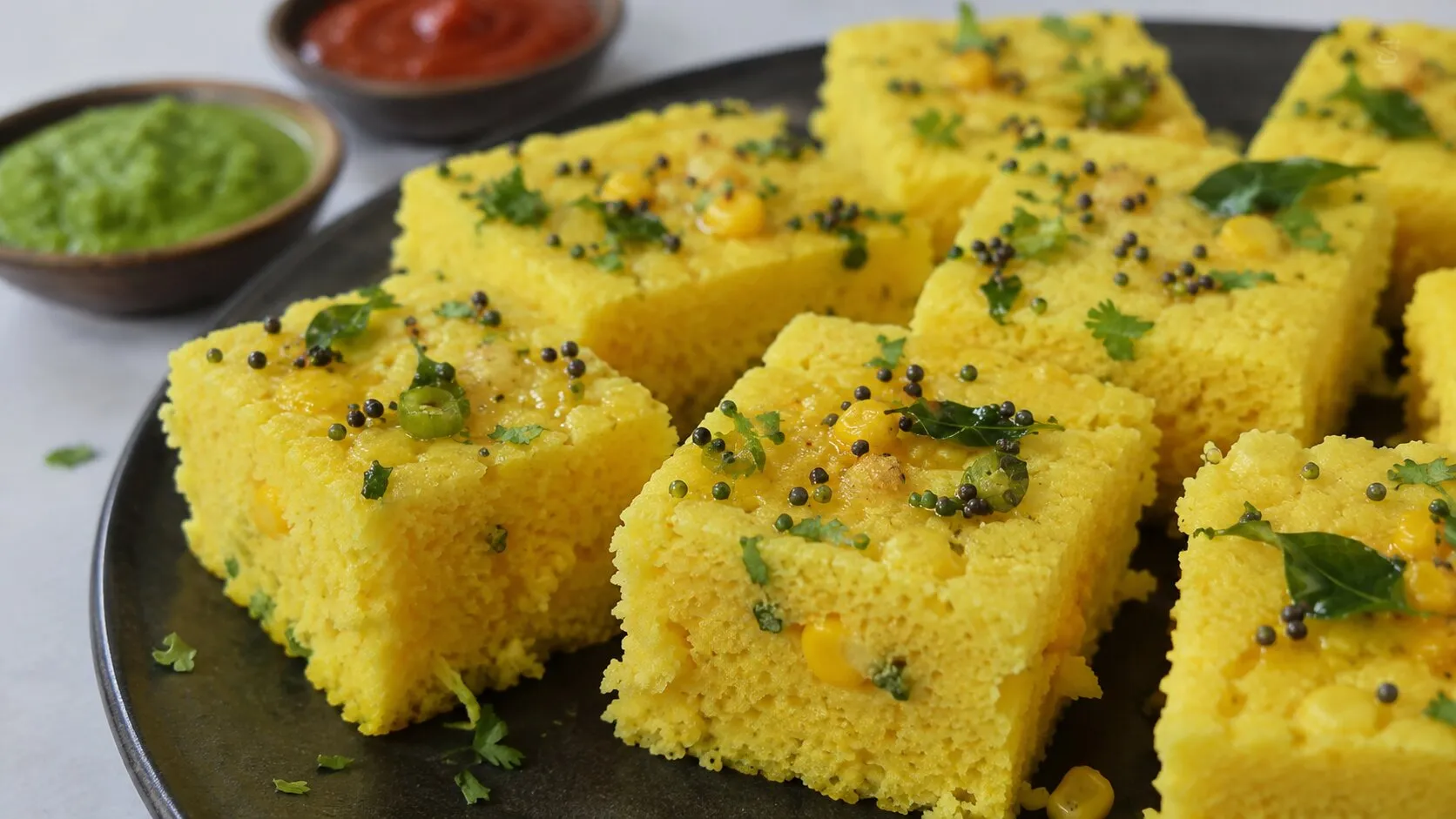 Soft & Spongy Sweet Corn Dhokl Soft & Spongy Sweet Corn Dhokl