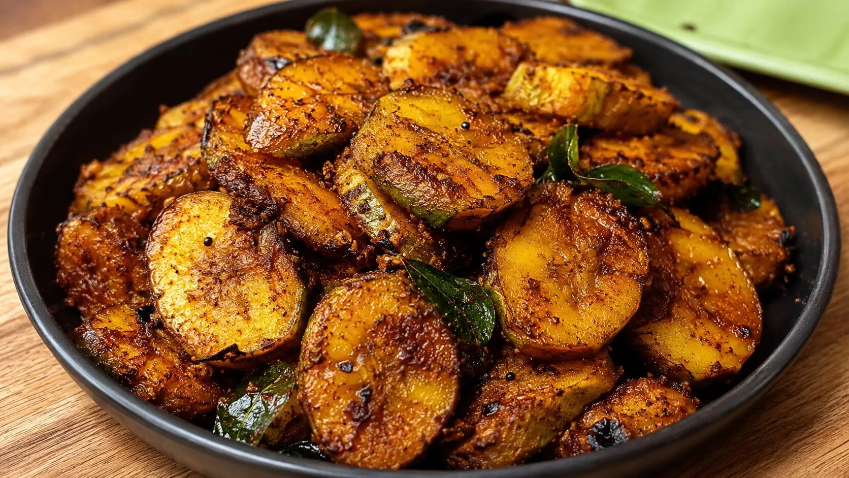 Spicy & Crispy Raw Banana Fry