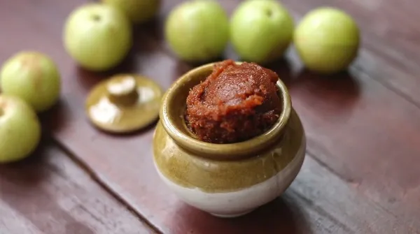 Spicy & Tangy Gooseberry Pickle (Amla Thokku)