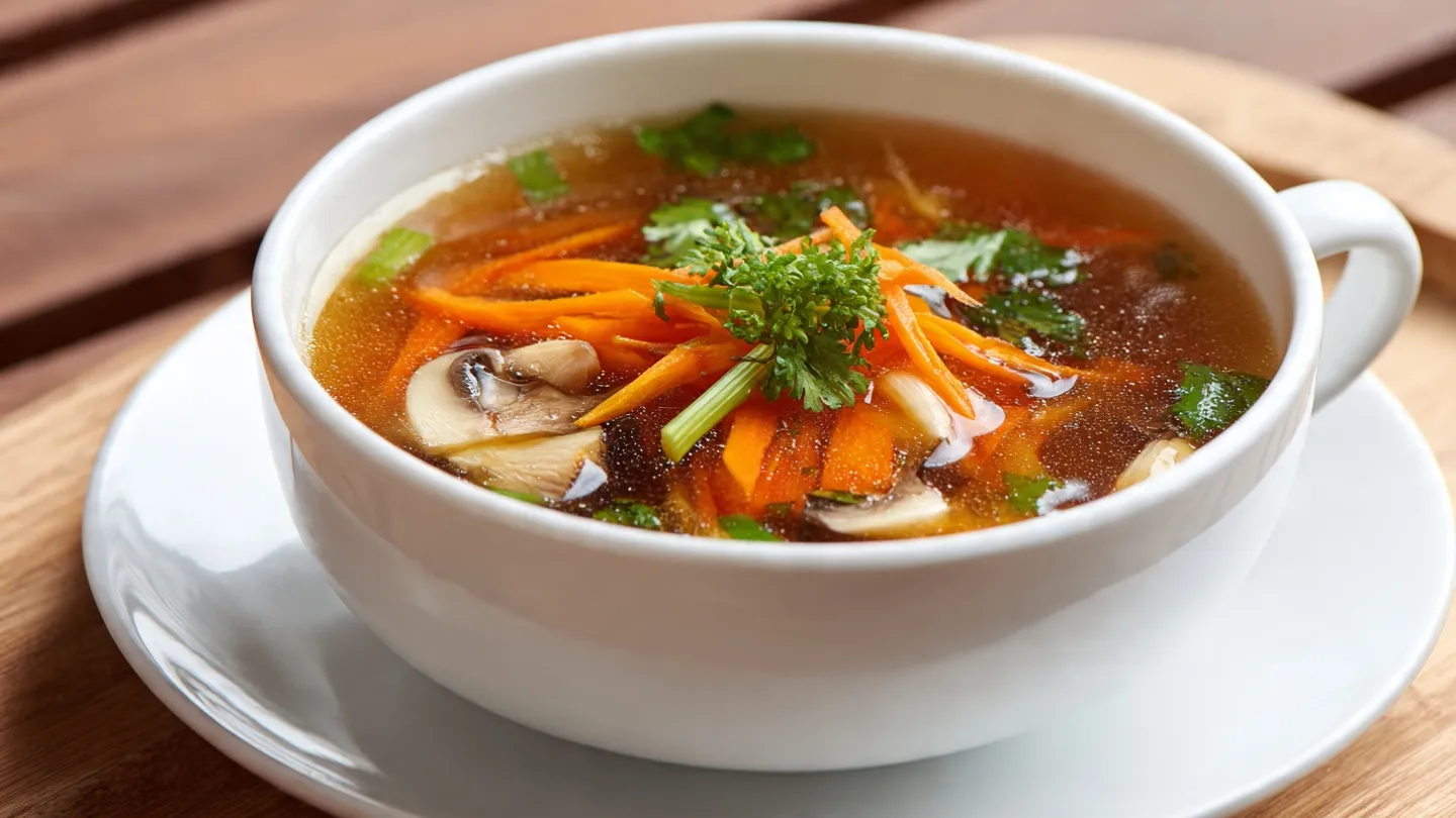 Style Healthy Baby Corn Soup