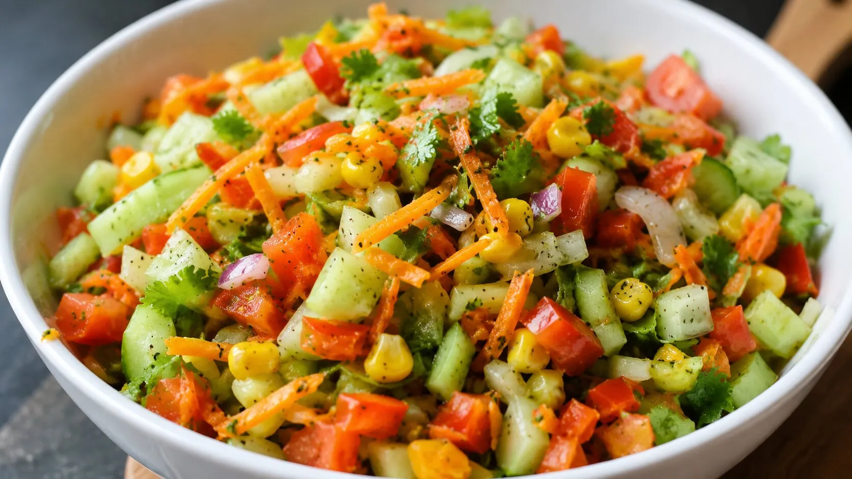 Sweet & Spicy Thai Style Vegetable Salad