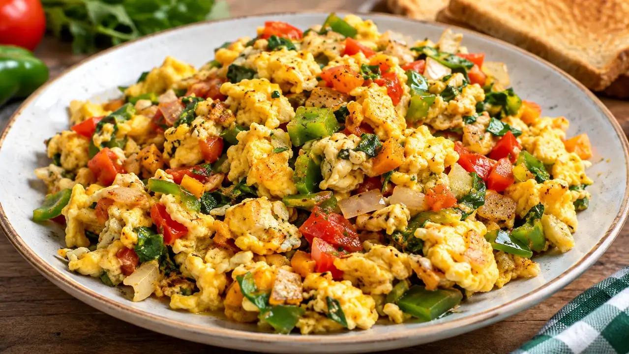 The Ultimate Nutritious Veggie Scramble