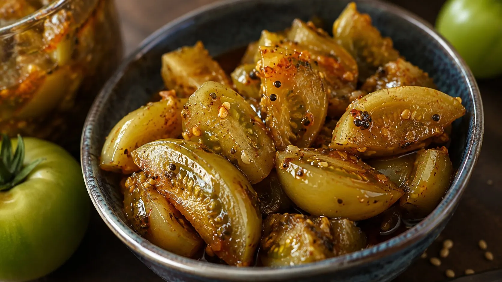 The Ultimate Pickled Green Tomatoes