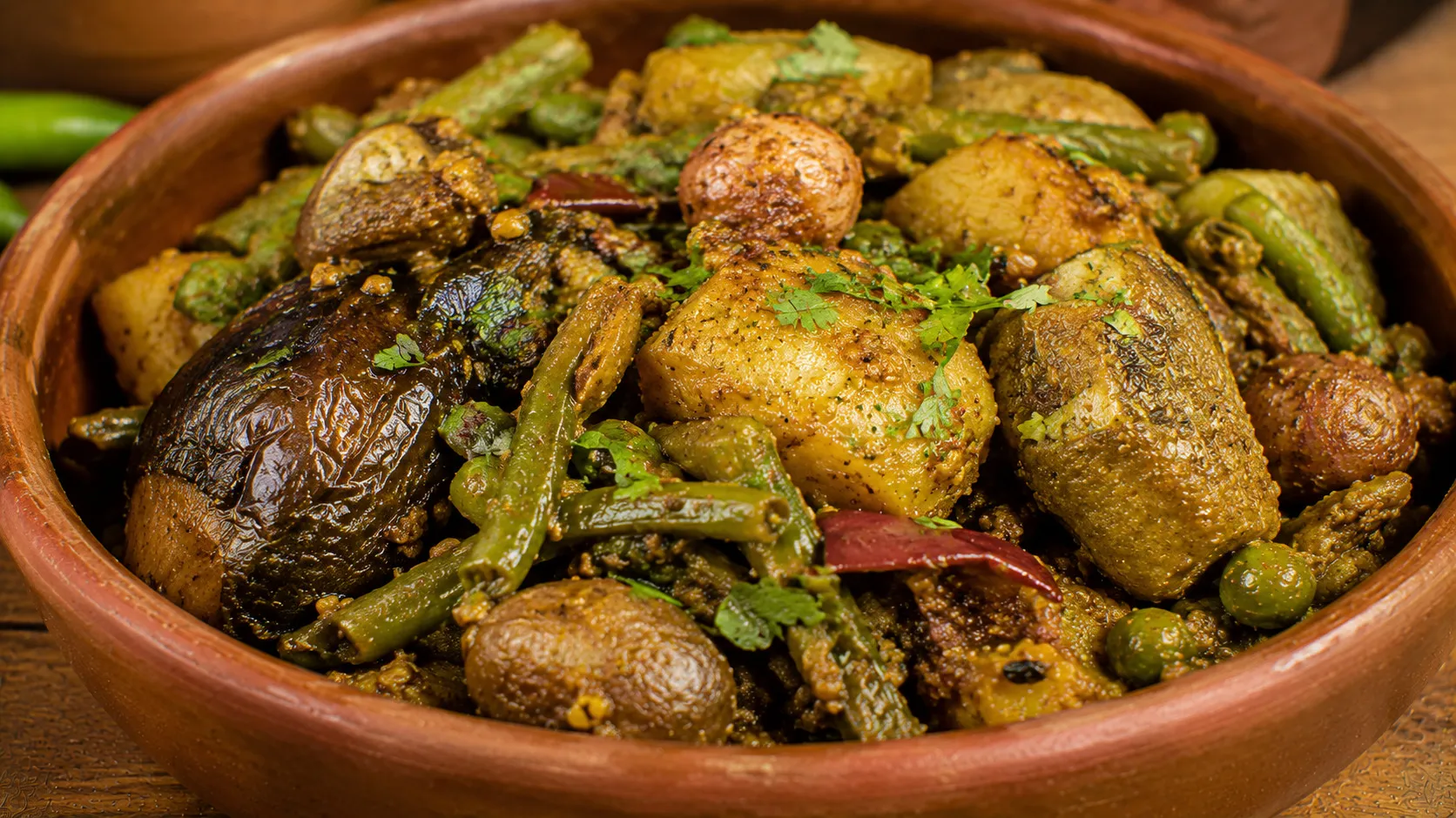 Traditional Gujarati Winter Undhiyu