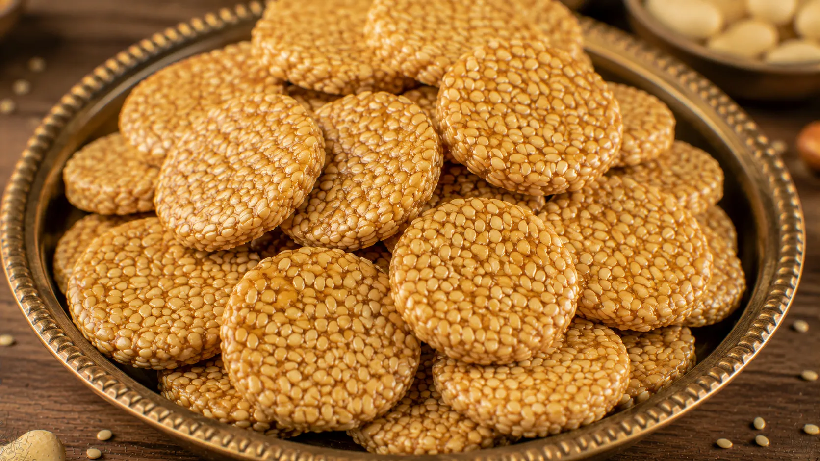 Traditional Homemade Jaggery Sesame Revdi