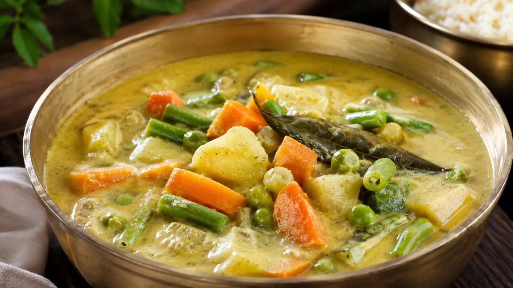 Traditional Kerala Style Vegetable Stew