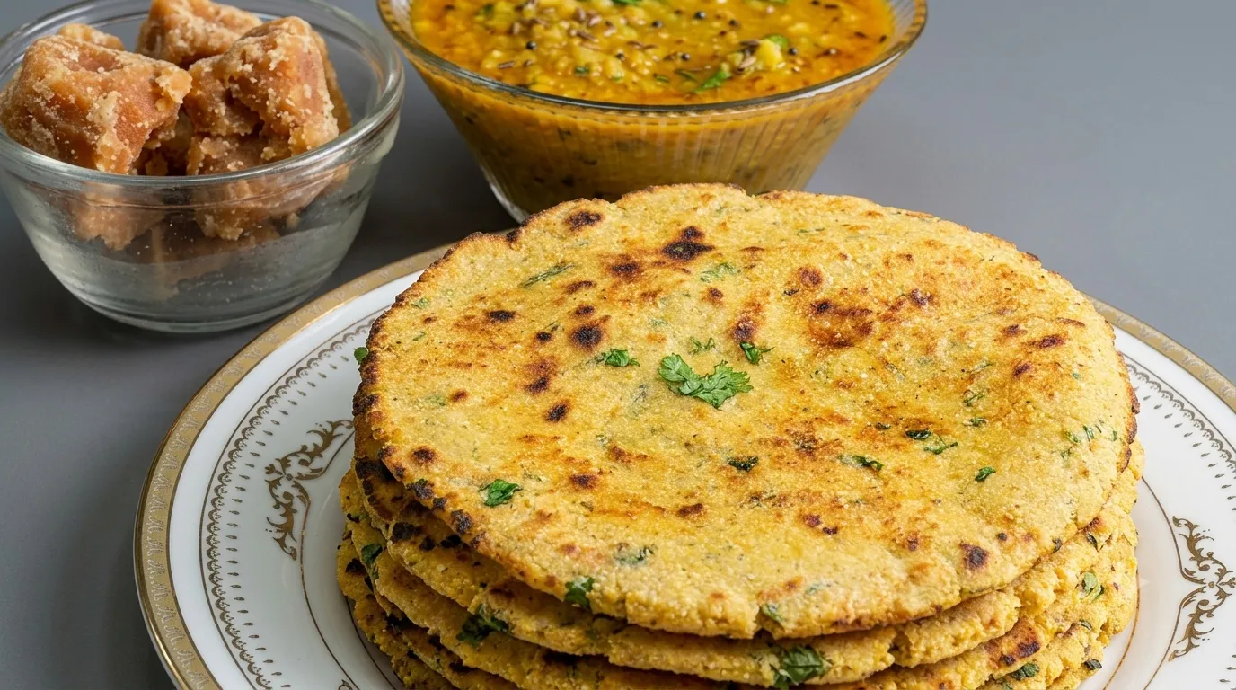 Traditional Punjabi Style Makki ki Roti