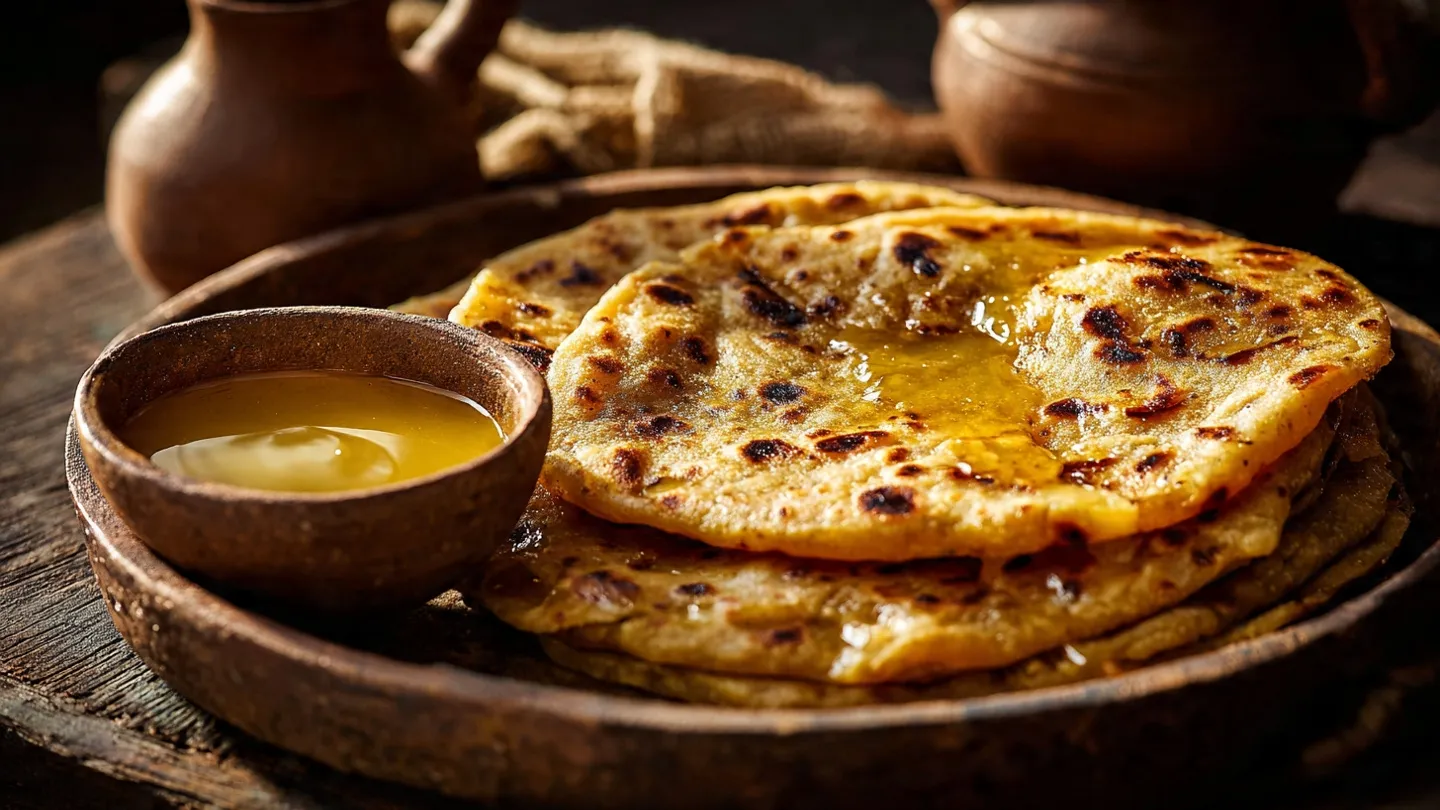 Traditional Sweet Stuffed Puran Poli