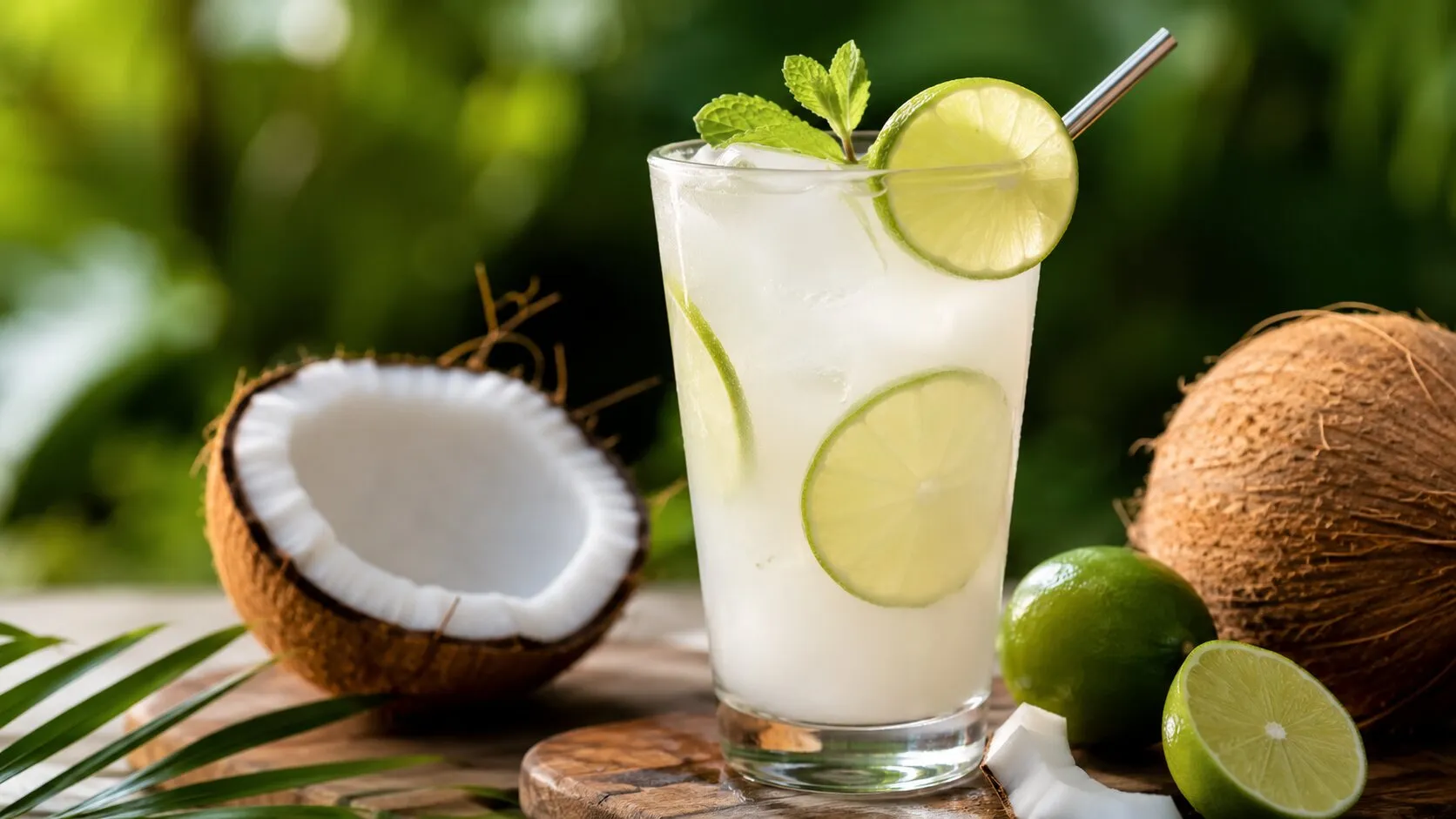 Tropical Coconut Lime Refresher Tropical Coconut Lime Refresher