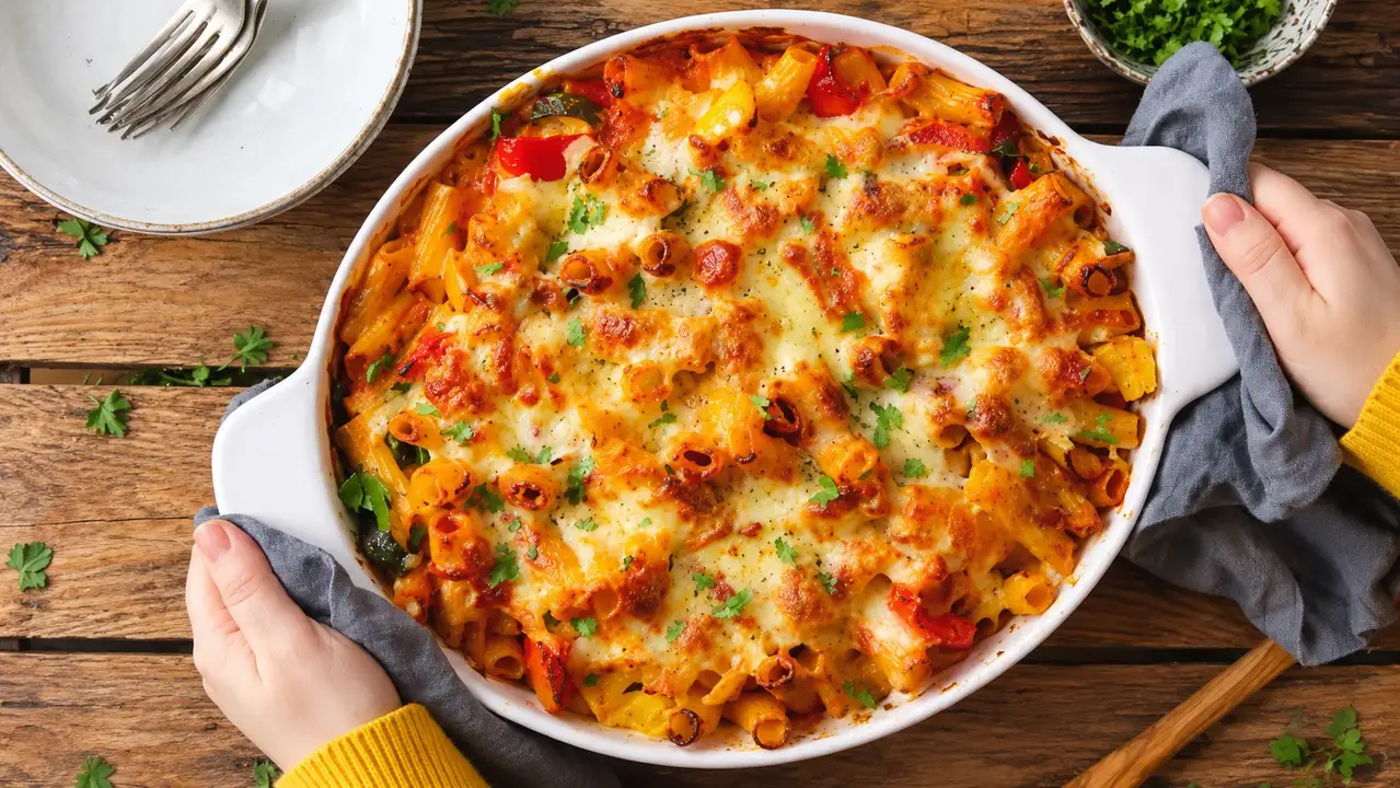 Ultimate Cheesy Vegetable Pasta Bake