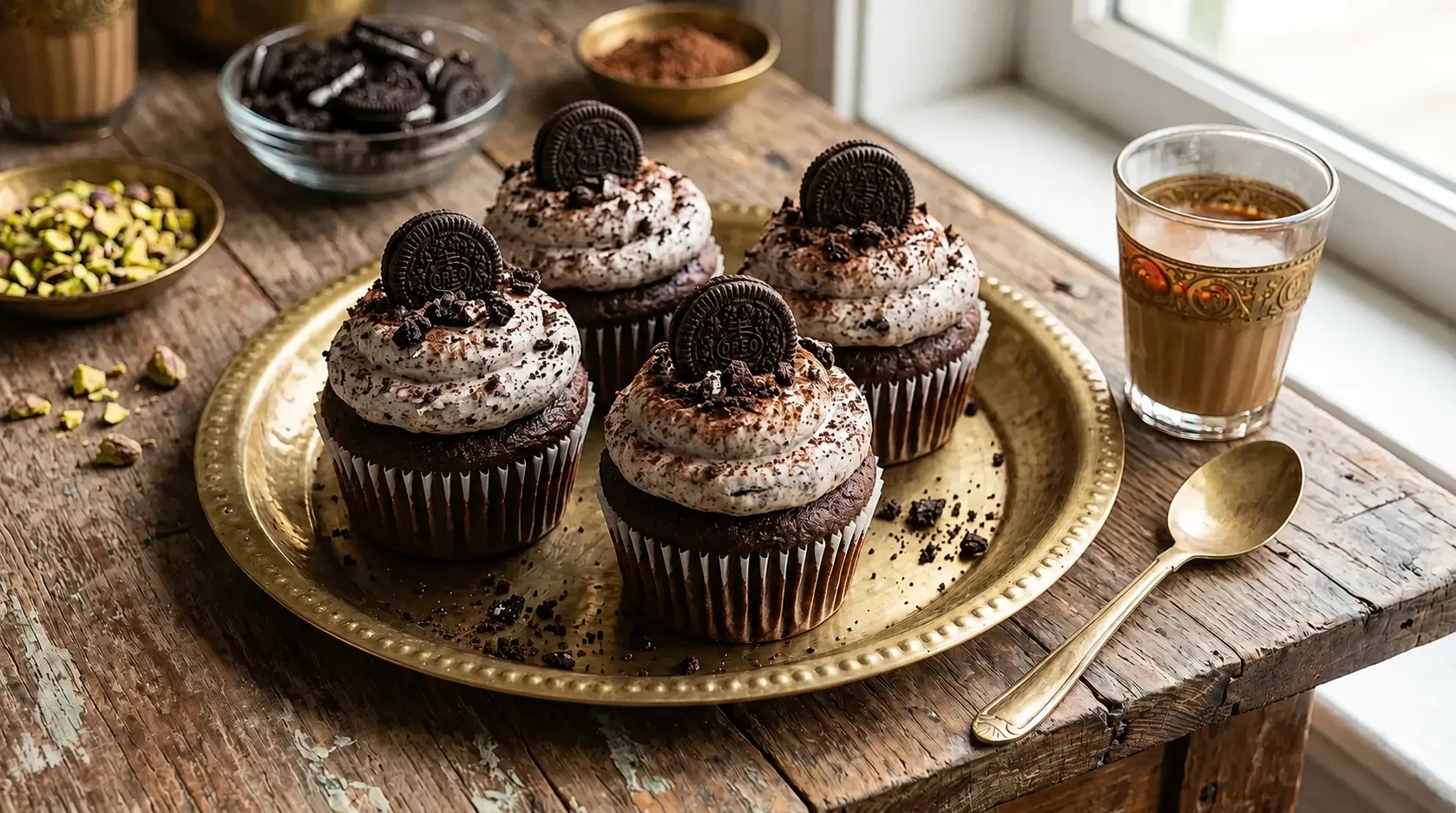 Ultimate Cookies & Cream Oreo Cupcakes Ultimate Cookies & Cream Oreo Cupcakes