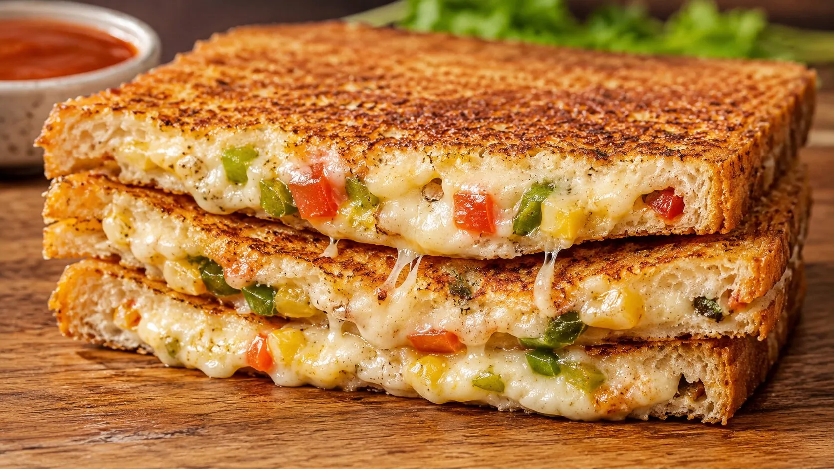 Ultimate Homemade Cheese Burst Sandwich Ultimate Homemade Cheese Burst Sandwich