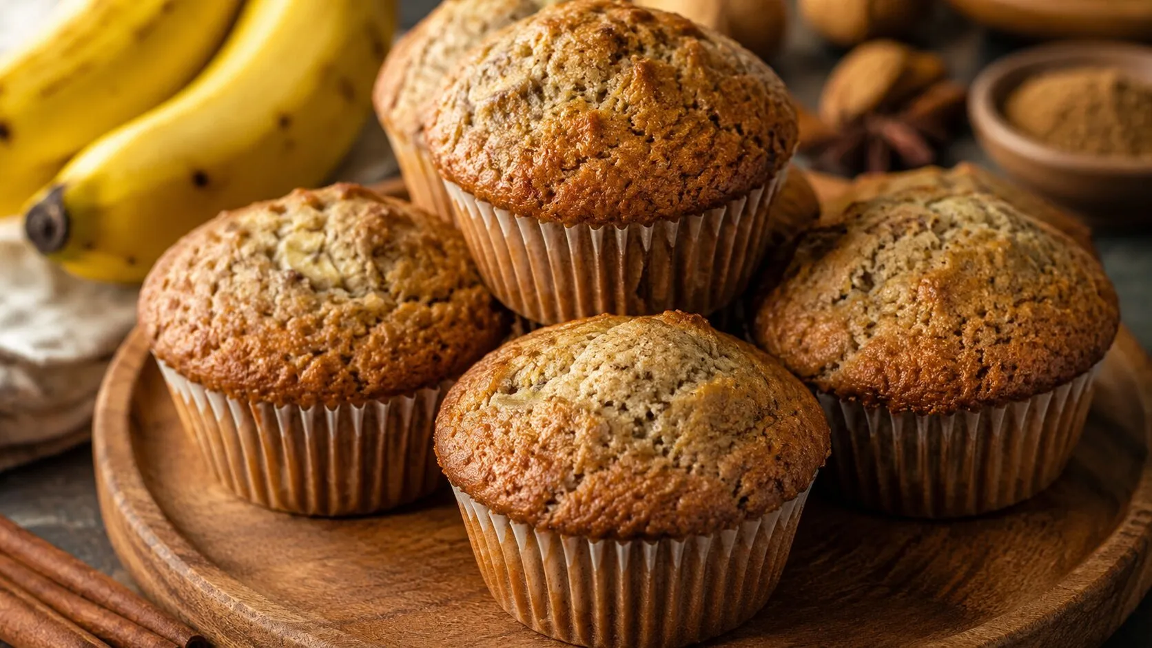 Ultra Moist Banana Spice Muffins Ultra Moist Banana Spice Muffins