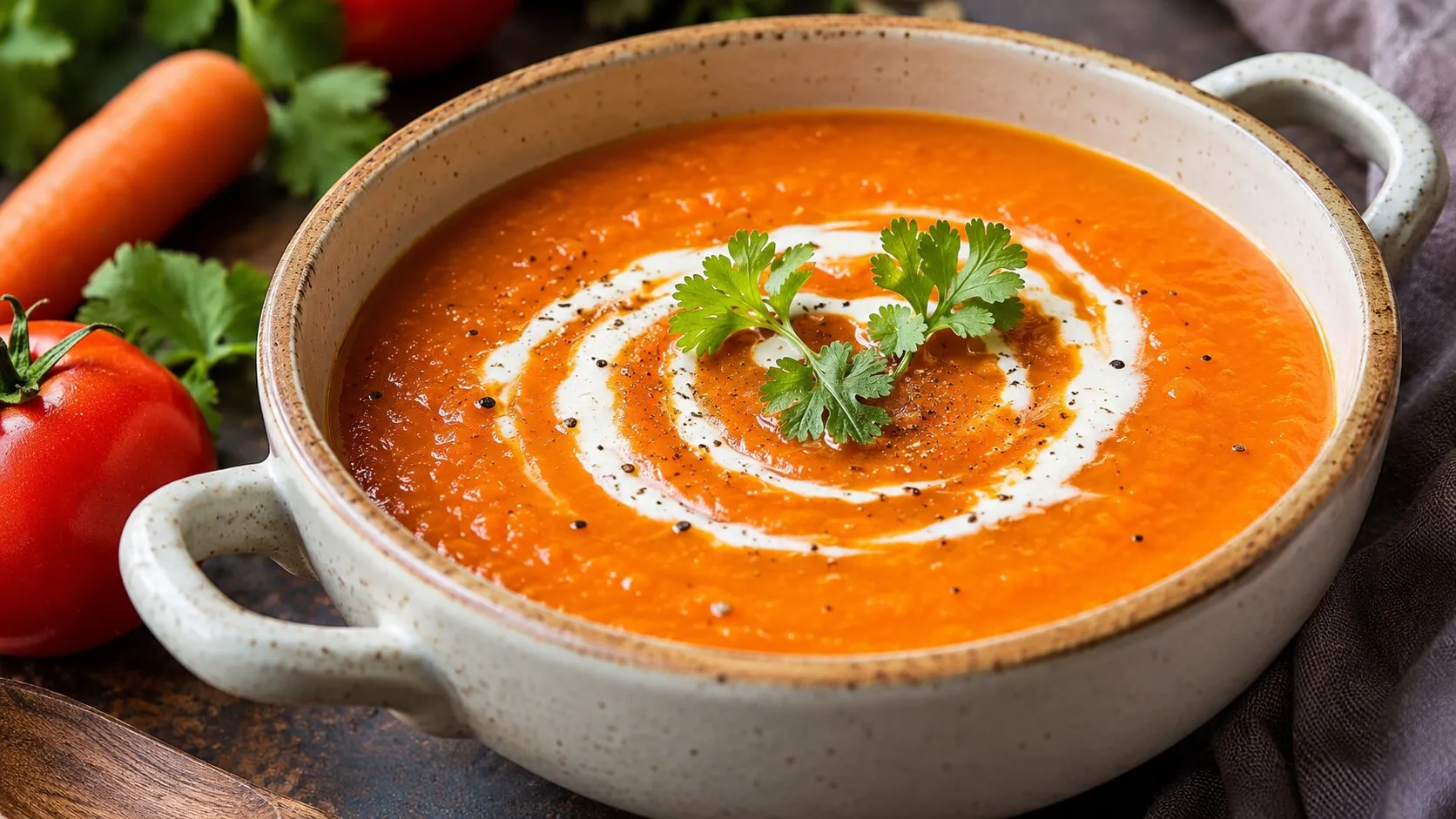 Warming Tomato Shorba for Winter