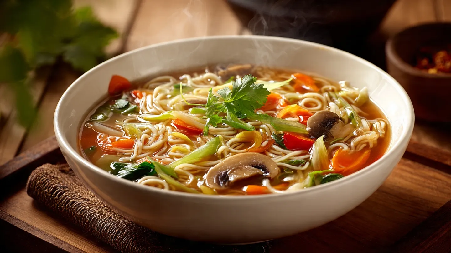 Winter Special Vegetable Noodle Soup